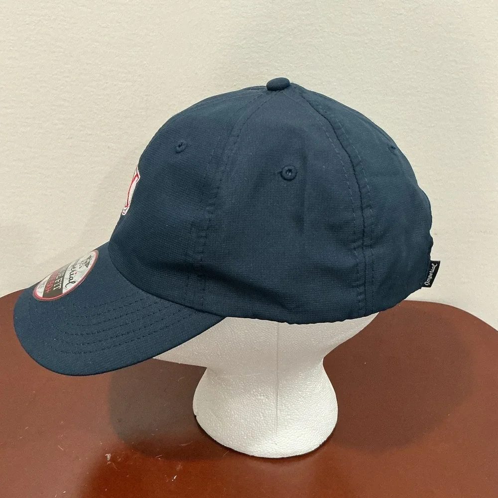 Old Row Golf Hat Embroidered Crest Navy Blue Adjustable Cap NWT Preppy
